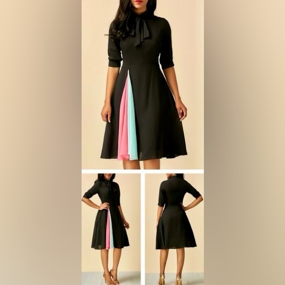 Fit & Flare Skater Style Dress - Picture 3 of 11